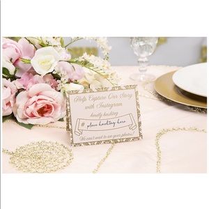 BRAND NEW Photo Hashtag Tent Card